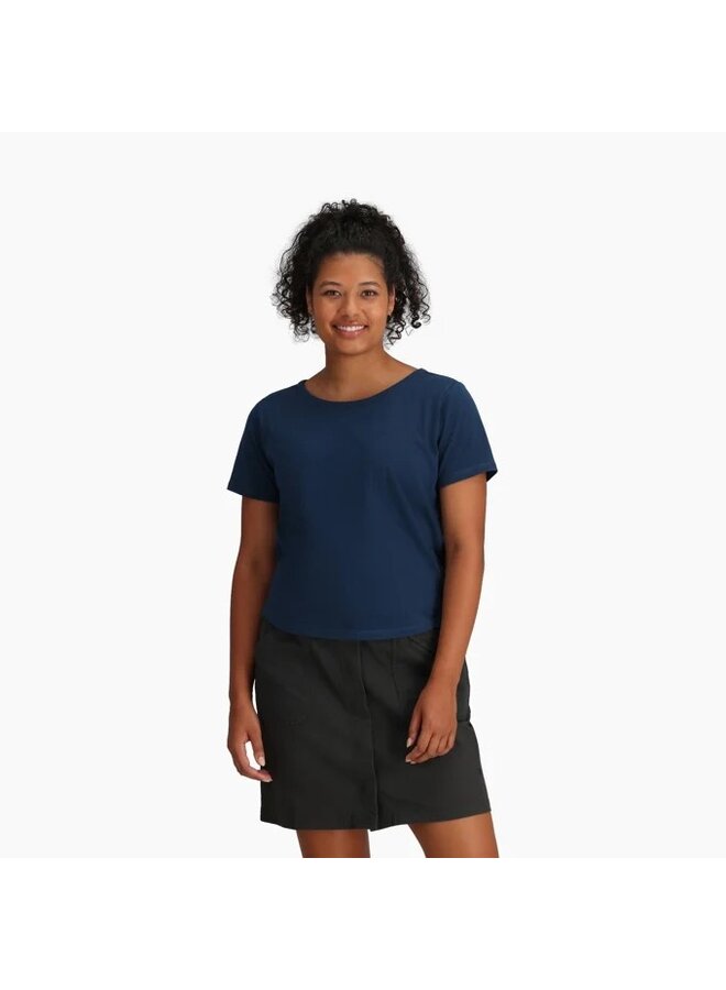 T-Shirt Basecamp Boxy - blue teal