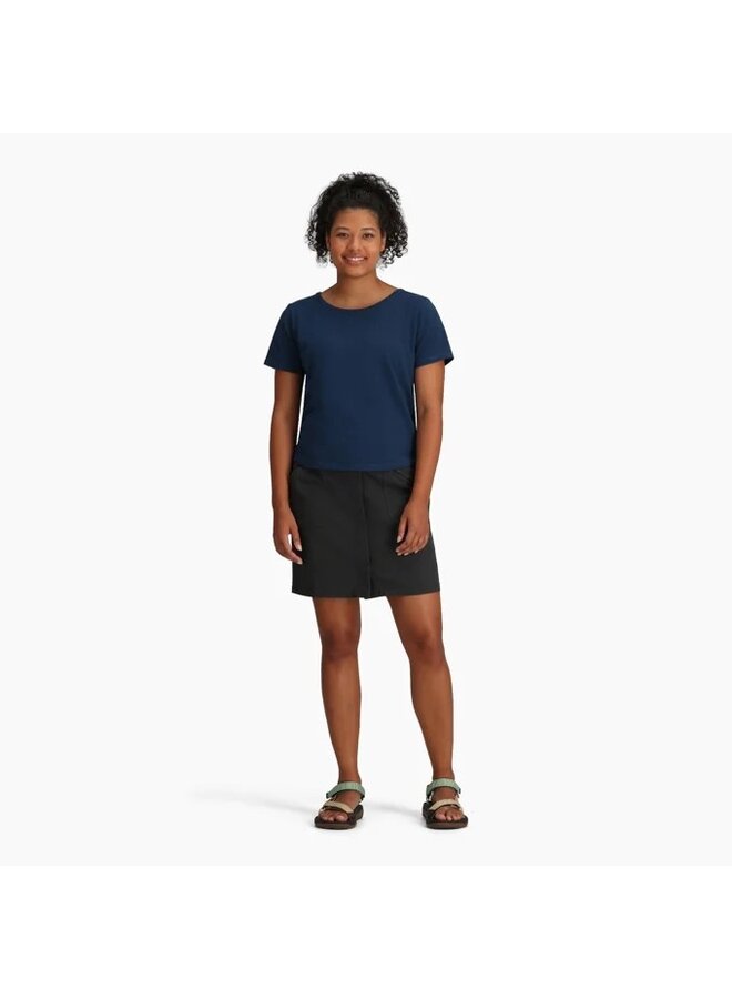 T-Shirt Basecamp Boxy - blue teal