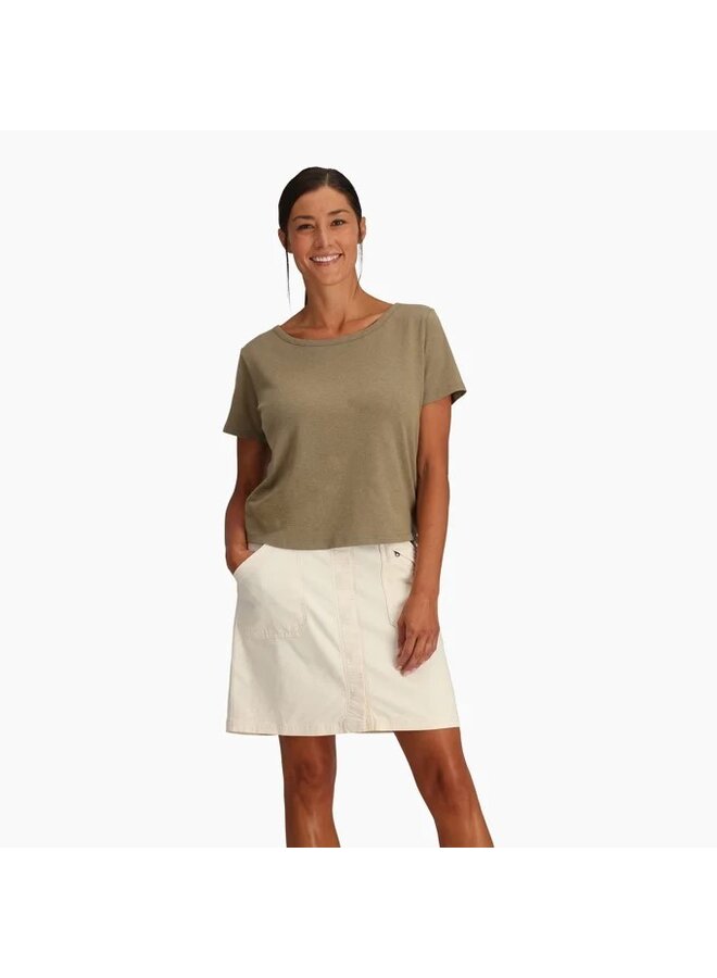 T-Shirt basecamp boxy - Covert Green
