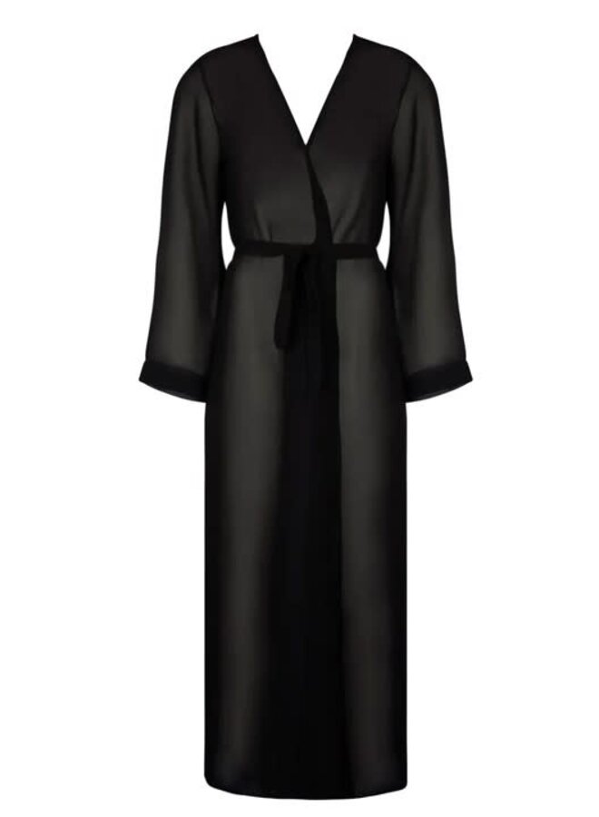 KIMONO LONG - noir