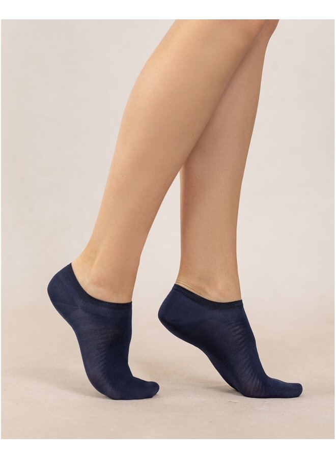 Socquettes Fil D'Ecosse marine