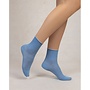 Chaussettes courtes veloutées - myosostis