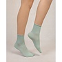 Chaussettes courtes veloutées - vert d'eau