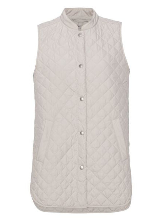 Veste matelassé sans manche - Art44 crème