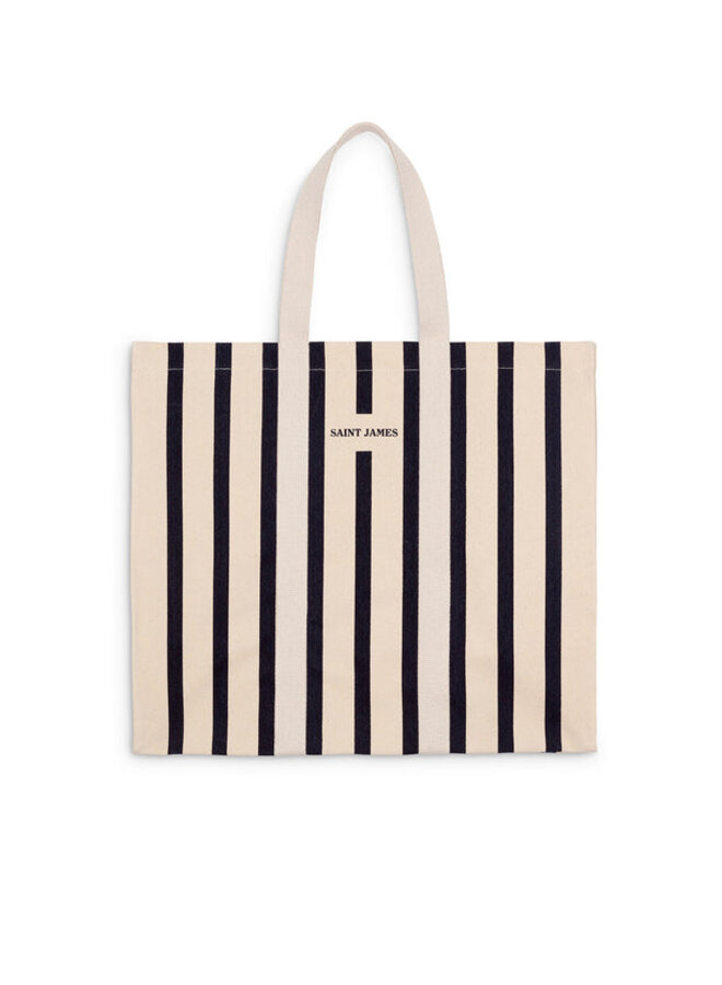 GRAND SAC CABAS - ecru/marine