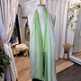 Écharpe mousseline- vert lime