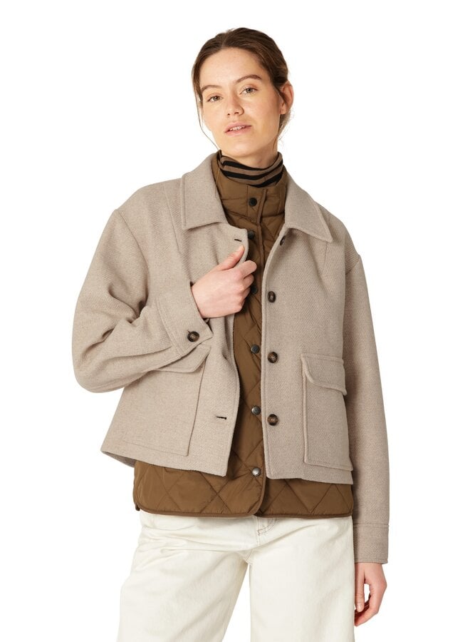 JACKET - wheat