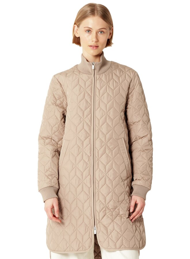 MANTEAU MATELASSÉ - wheat