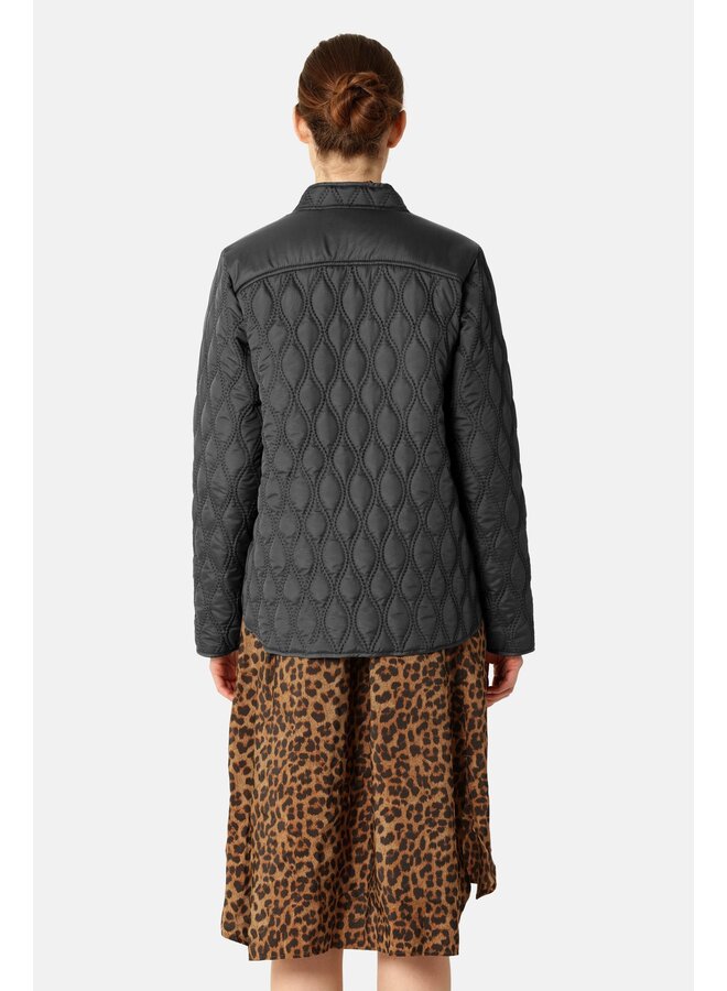 MANTEAU COURT AROS06 - noir