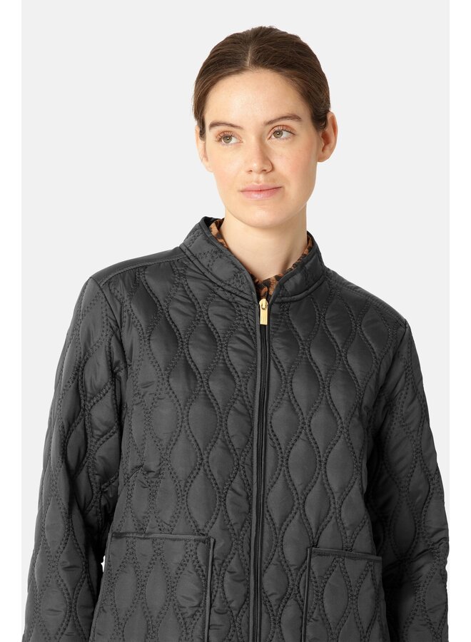 MANTEAU COURT AROS06 - noir