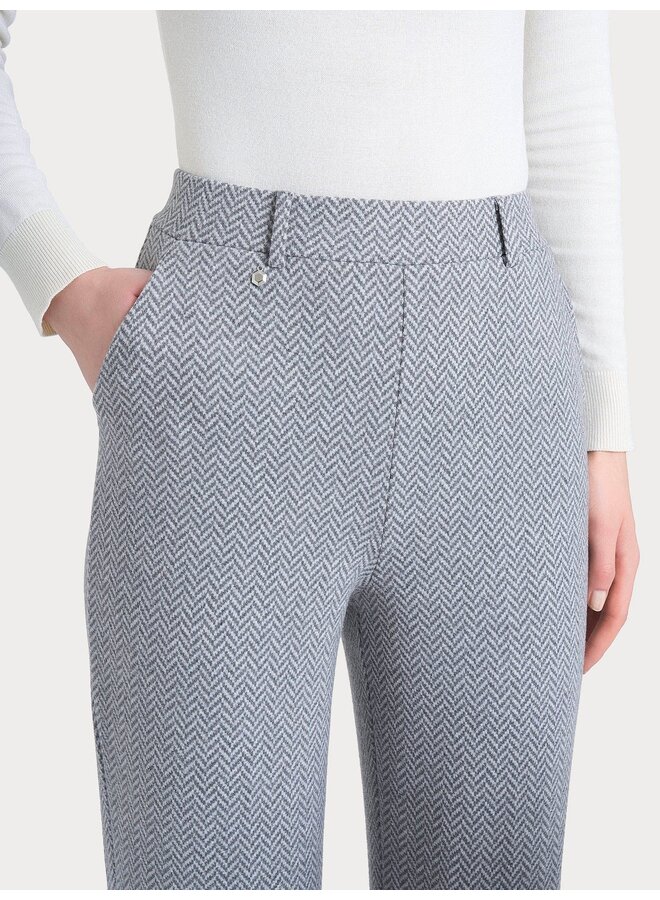 PANTALON - chevron gris