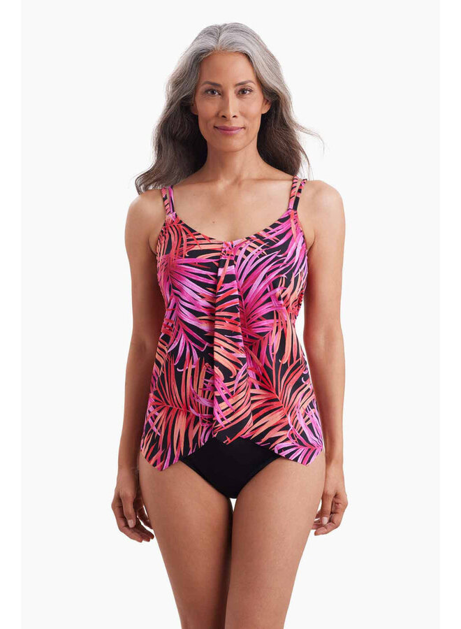 Tankini Dame Taille + - rose