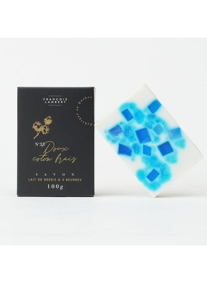 No.33 Savon au lait  de brebis - Doux coton