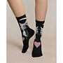 Chaussettes Motif Chat Noir