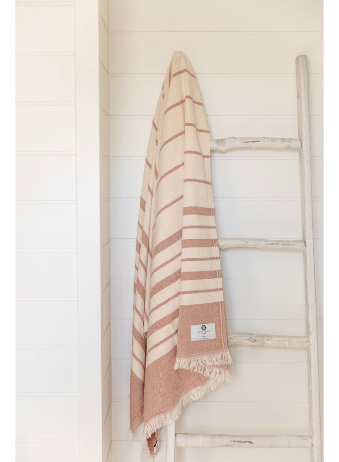 Serviette PORTLAND - terracotta