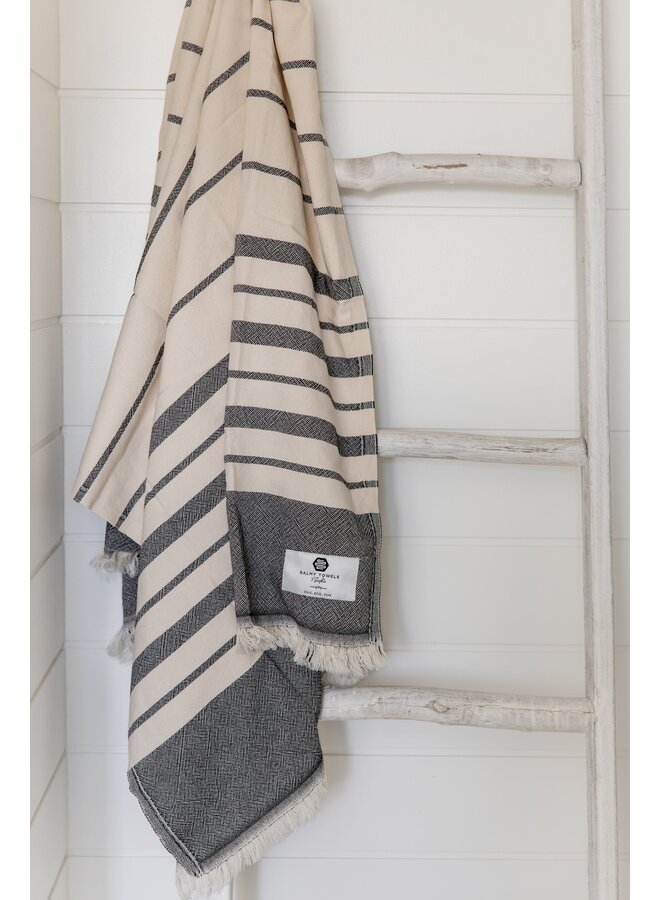 Serviette PORTLAND - noir