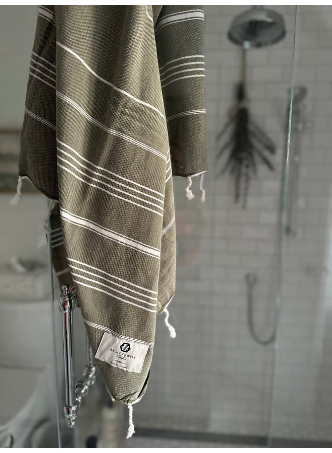 Serviette LUNA - kaki
