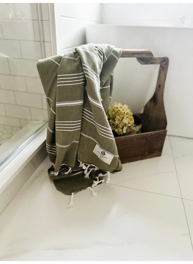 Serviette LUNA - kaki