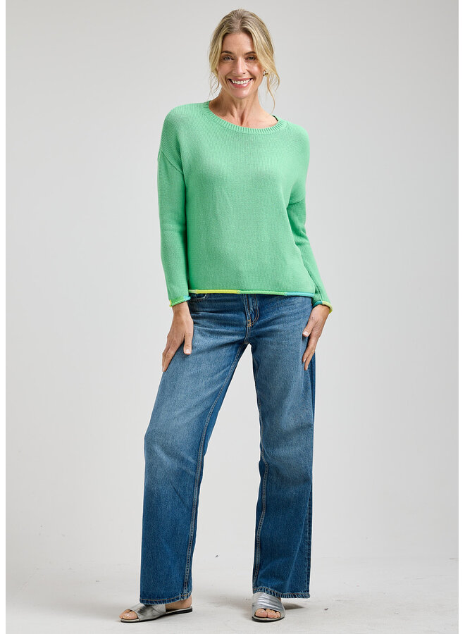 TRICOT DE COTON - mint