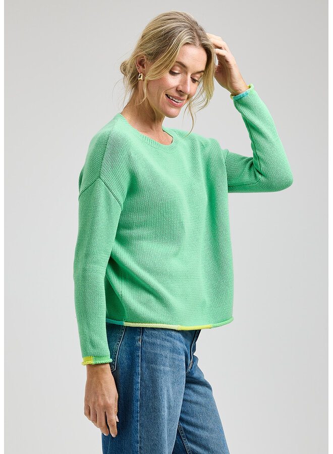 TRICOT DE COTON - mint