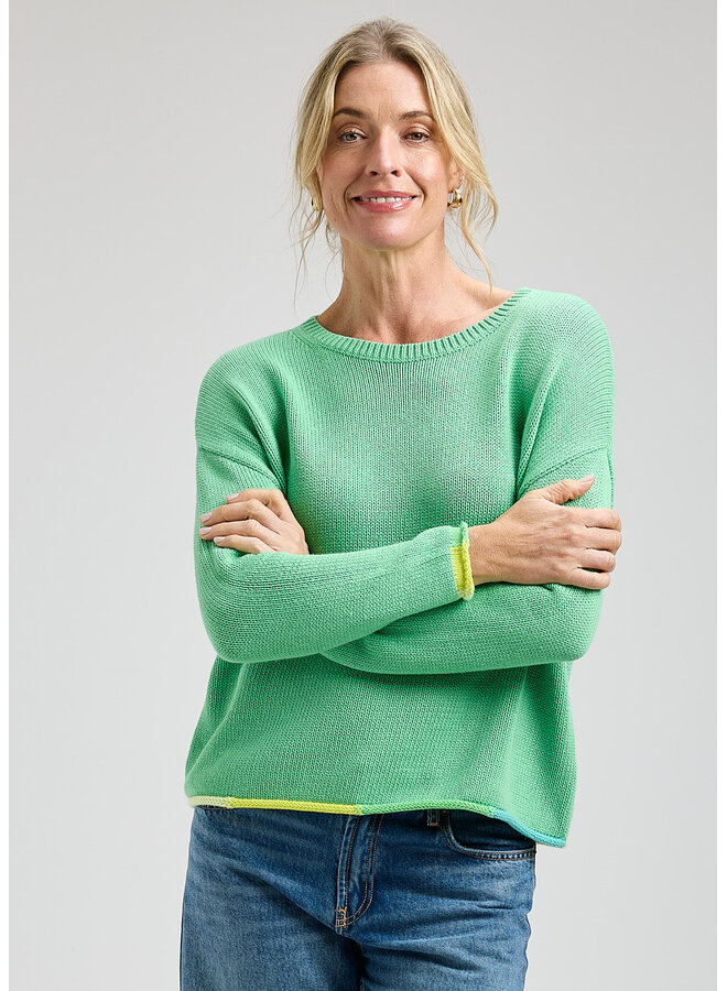 TRICOT DE COTON - mint