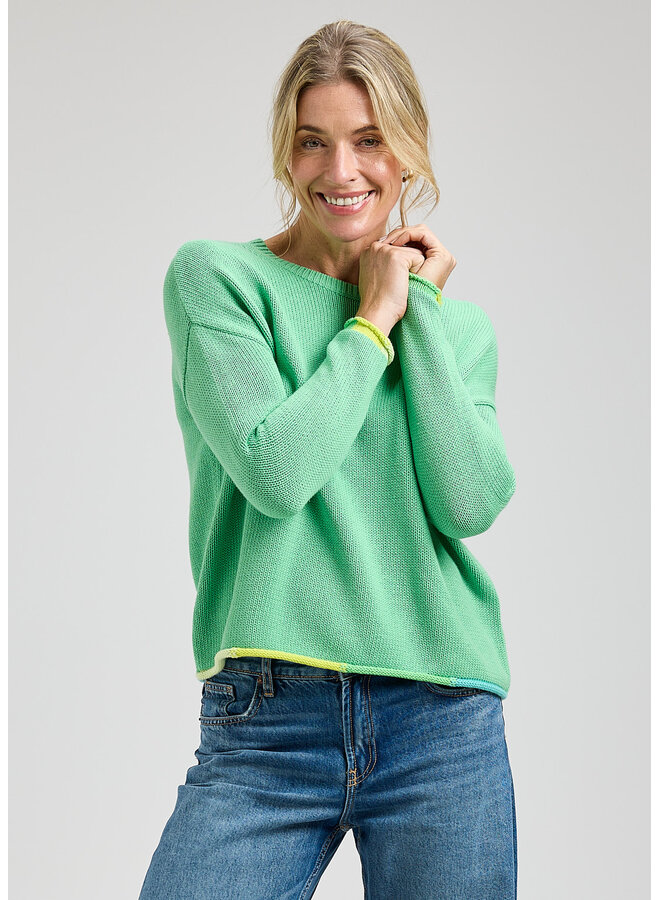 TRICOT DE COTON - mint