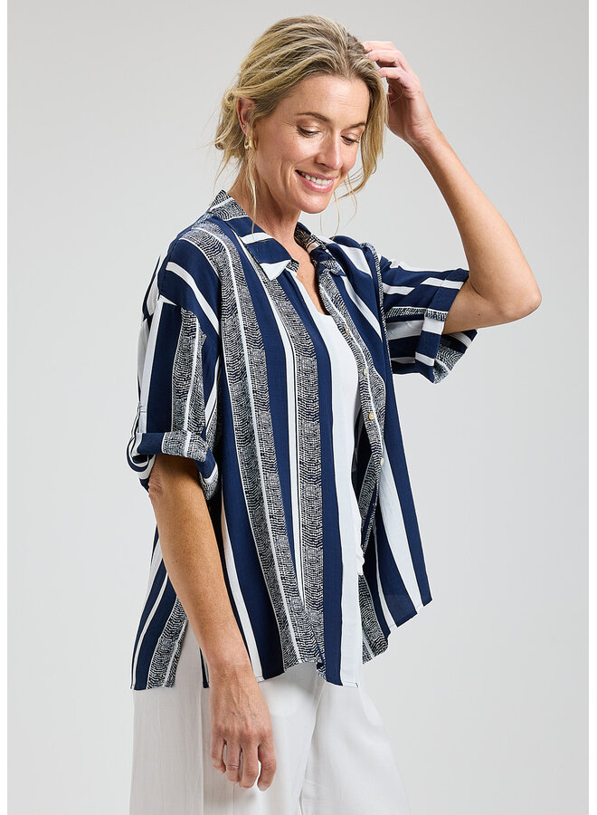 BLOUSE - seaside stripe