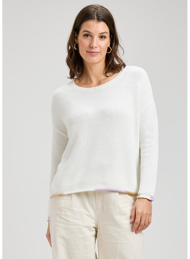 TRICOT DE COTON - white