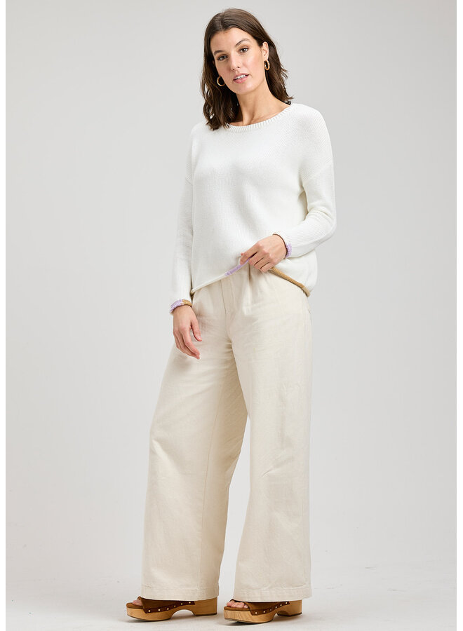 TRICOT DE COTON - white