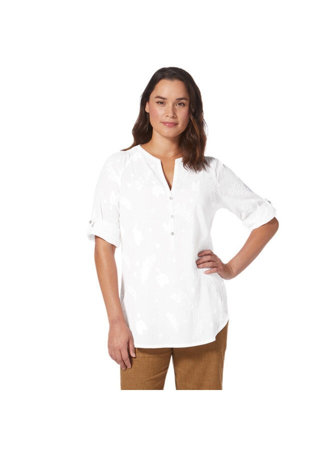 Chemisier Oasis Tunic II 3/4 - blanc