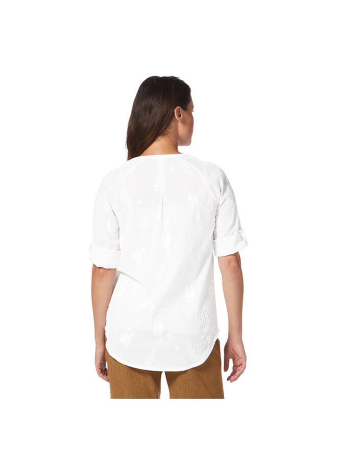 Chemisier Oasis Tunic II 3/4 - blanc