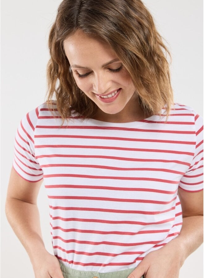 MARINIÈRE BRETONNE -  white/Braise