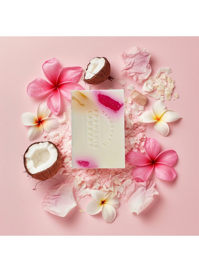No.8 Savon au lait de brebis - Fleurs, vanille et noix de coco