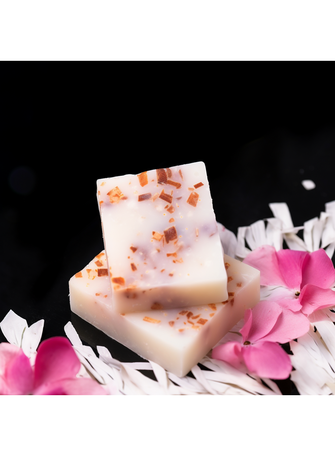 No.8 Savon au lait de brebis - Fleurs, vanille et noix de coco