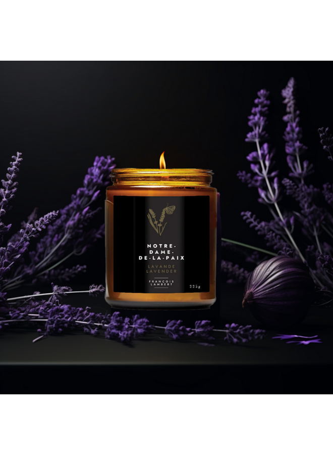 No.4 Bougie de Soya à la Lavande : Relaxation Naturelle et Apaisante