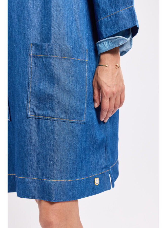 ROBE VAREUSE - denim
