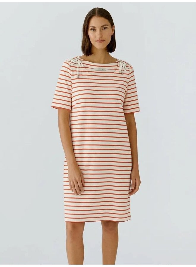 ROBE RAYÉE - orange 2e Vie - excellent état - Taille 42