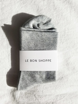 LE BON SHOPPE Sneaker socks heather grey