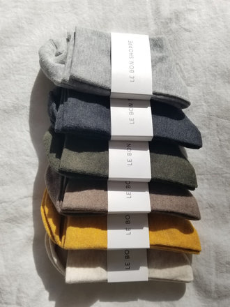 LE BON SHOPPE Sneaker socks heather black