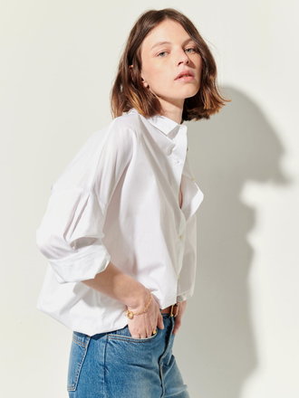 SESSÙN Maemi blouse optical white