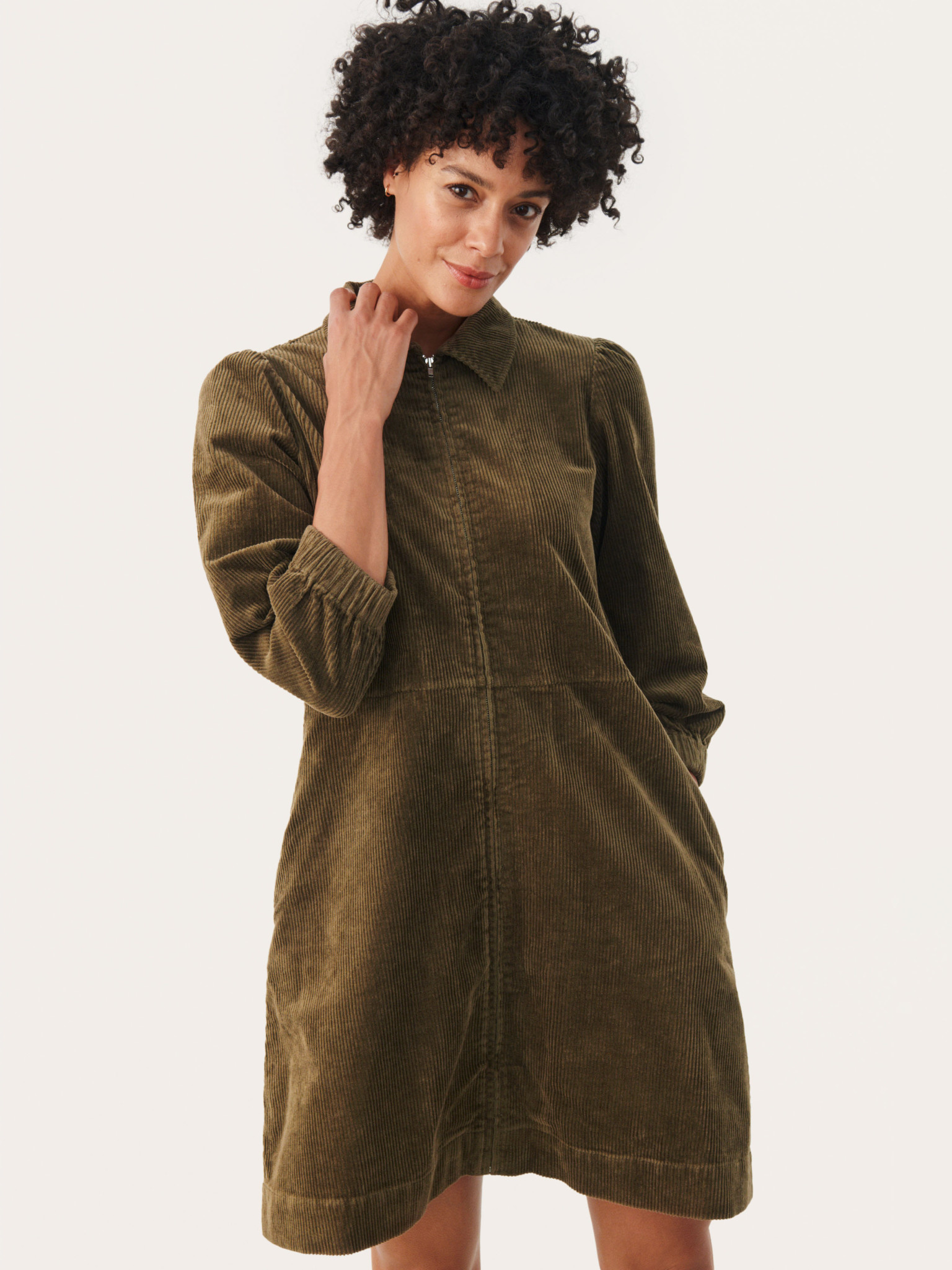 Eyvor zippered corduroy dress, Part Two