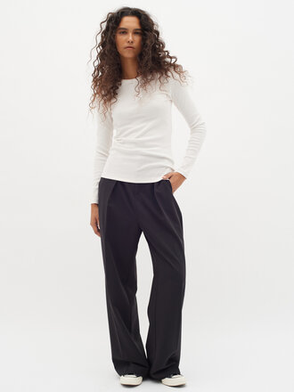 INWEAR Lolah base LS t-shirt whisper white
