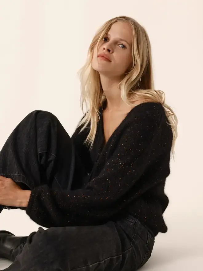 Gilet noir des petits hauts hotsell