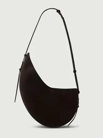 SOEUR Winona big brown suede bag