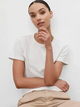 VELVET Leigh t-shirt crescent