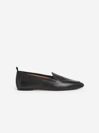 FLATTERED Cajsa cuir noir