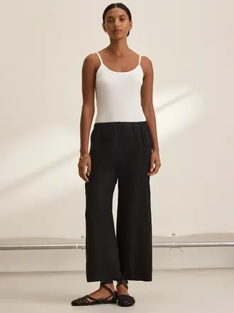 VELVET Lola pantalon black