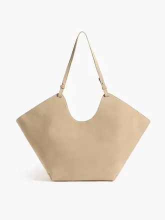 FLATTERED Dahlia tote bag suede sand