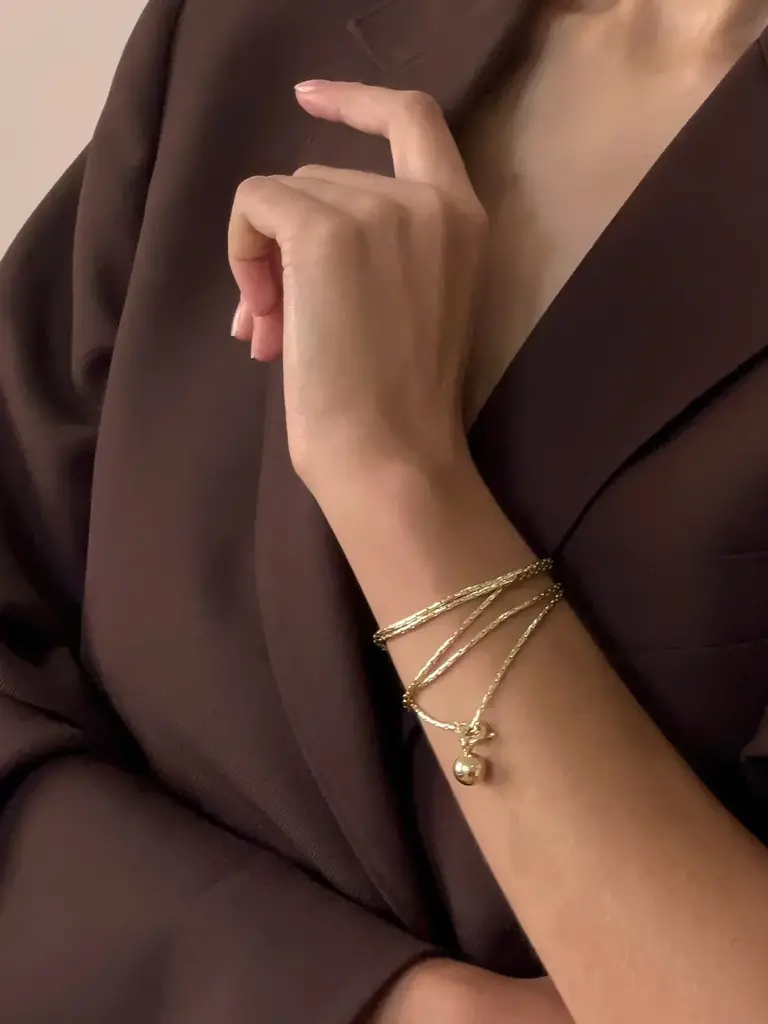 Constance wrap gold - Swell & Ginger