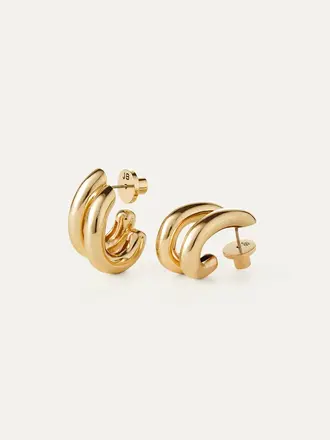 JENNYBIRD Florence earrings gold